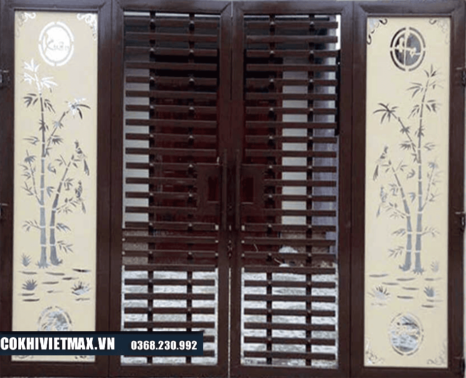 Cách làm cửa cổng sắt 4 cánh