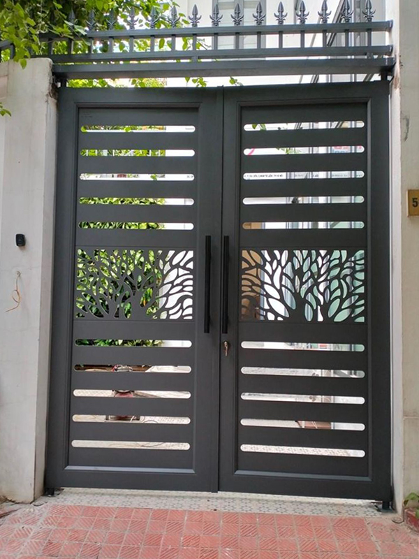 Mẫu Cổng Sắt Hộp kết hợp cnc