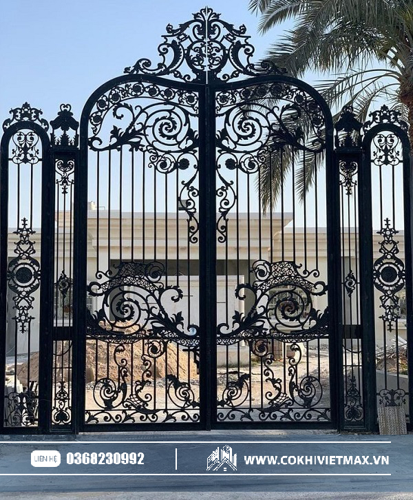 mẫu cổng sắt biệt thự đẹp