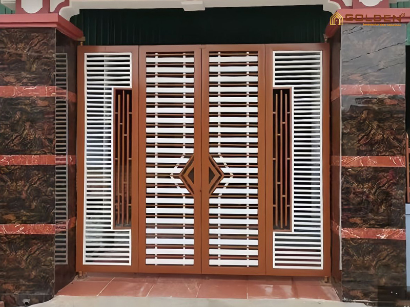 Mẫu Cổng Sắt Hộp đẹp