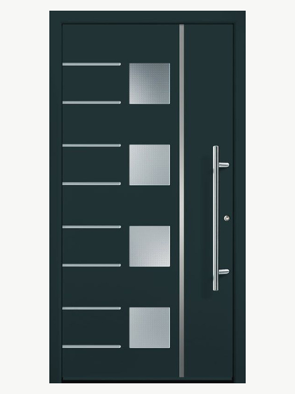 Cổng Sắt Kết Hợp Nhôm Kính mờ