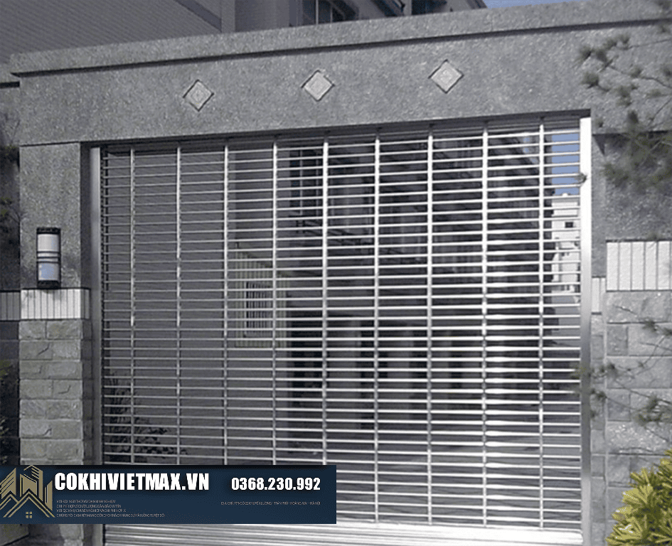 mẫu cửa cổng inox 