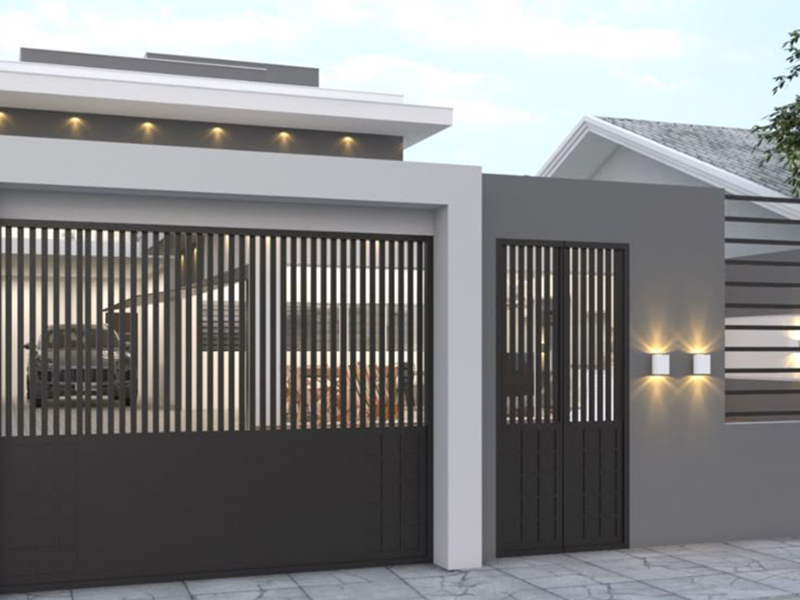 Mẫu Cổng Sắt Hộp đẹp