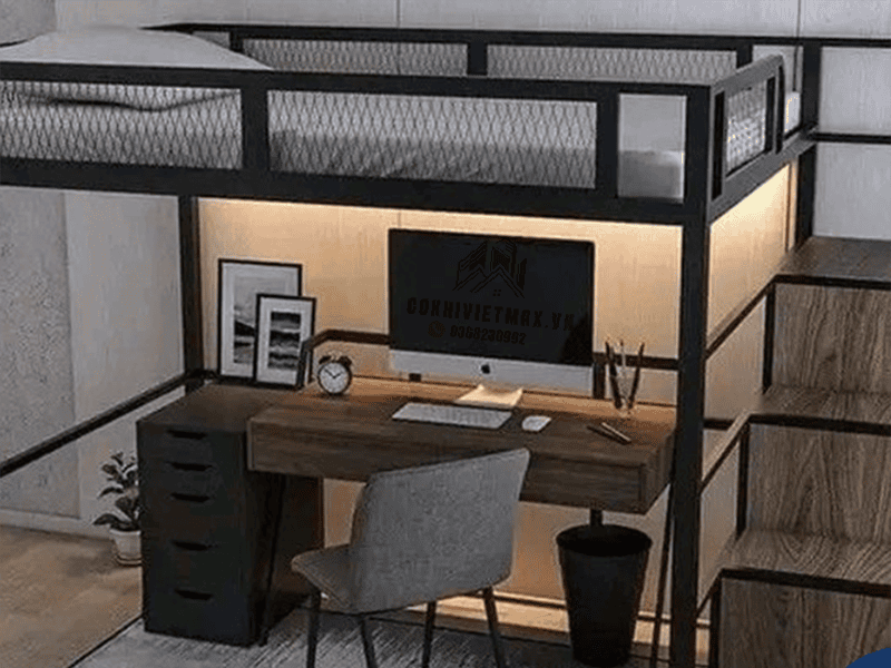giường gác lửng đẹp
