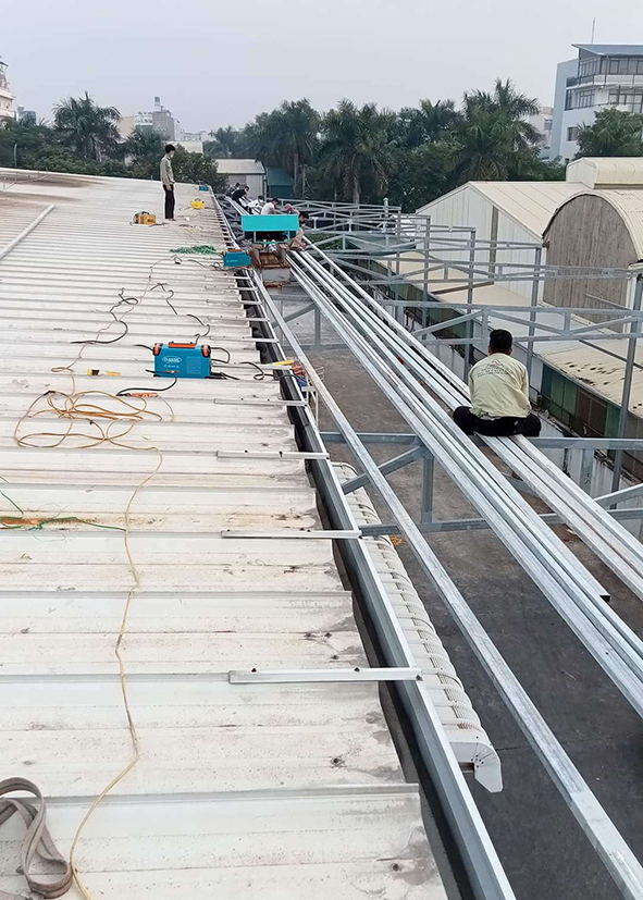  xà gồ mái tôn