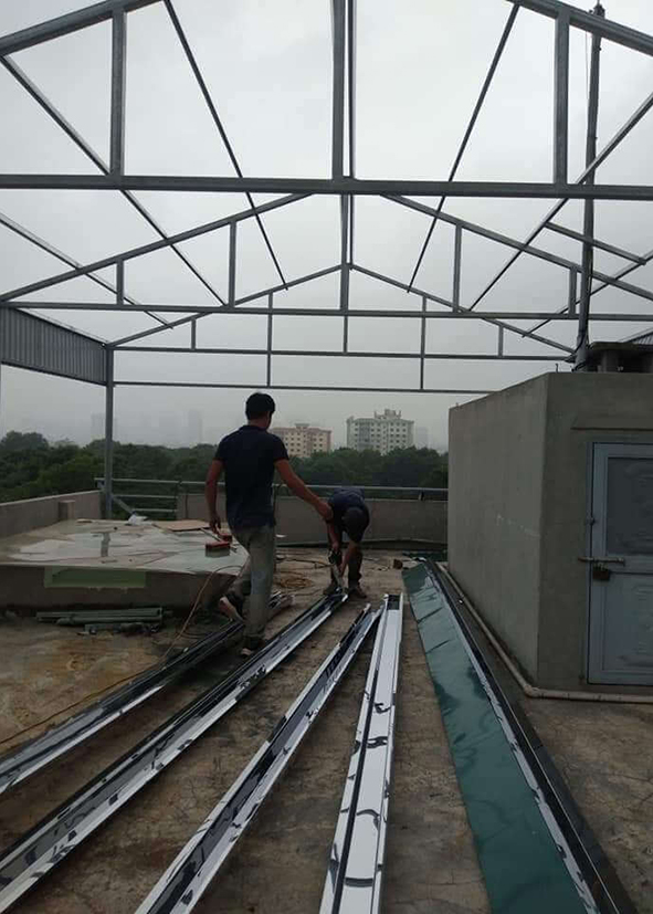  xà gồ mái tôn