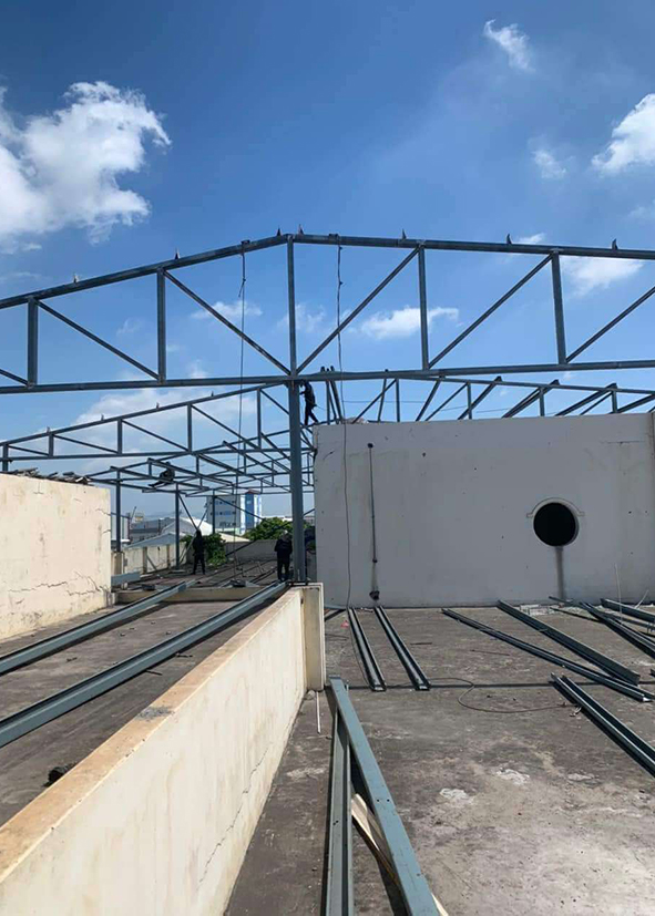  xà gồ mái tôn