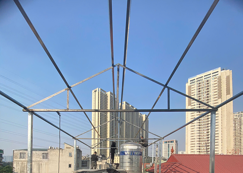  xà gồ mái tôn