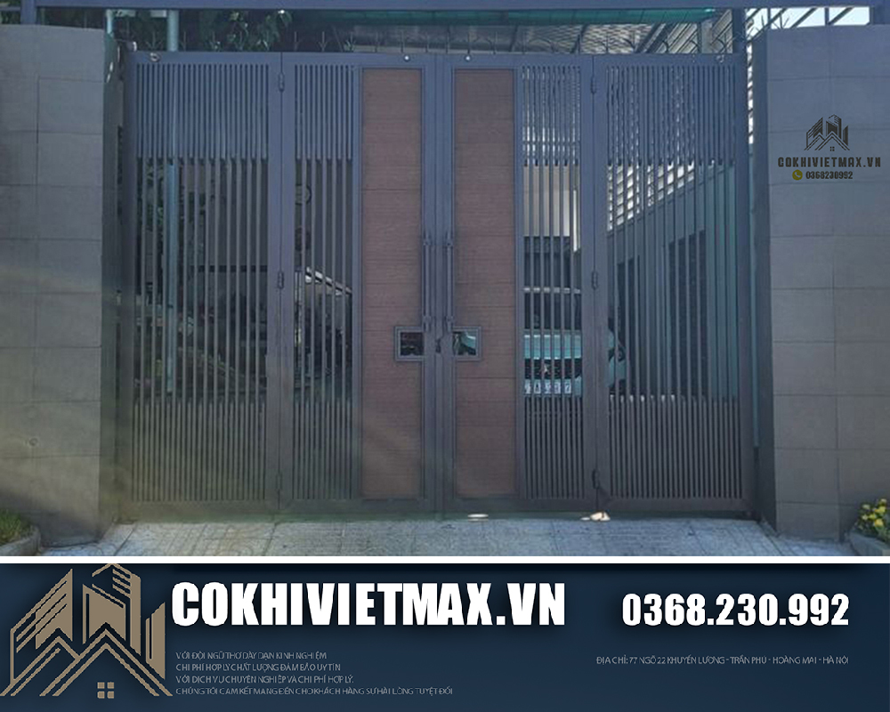 Làm cửa cổng sắt tại Ba Đình
