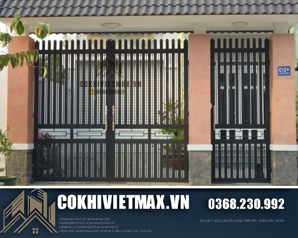 Làm cửa cổng sắt tại Hai Bà Trưng