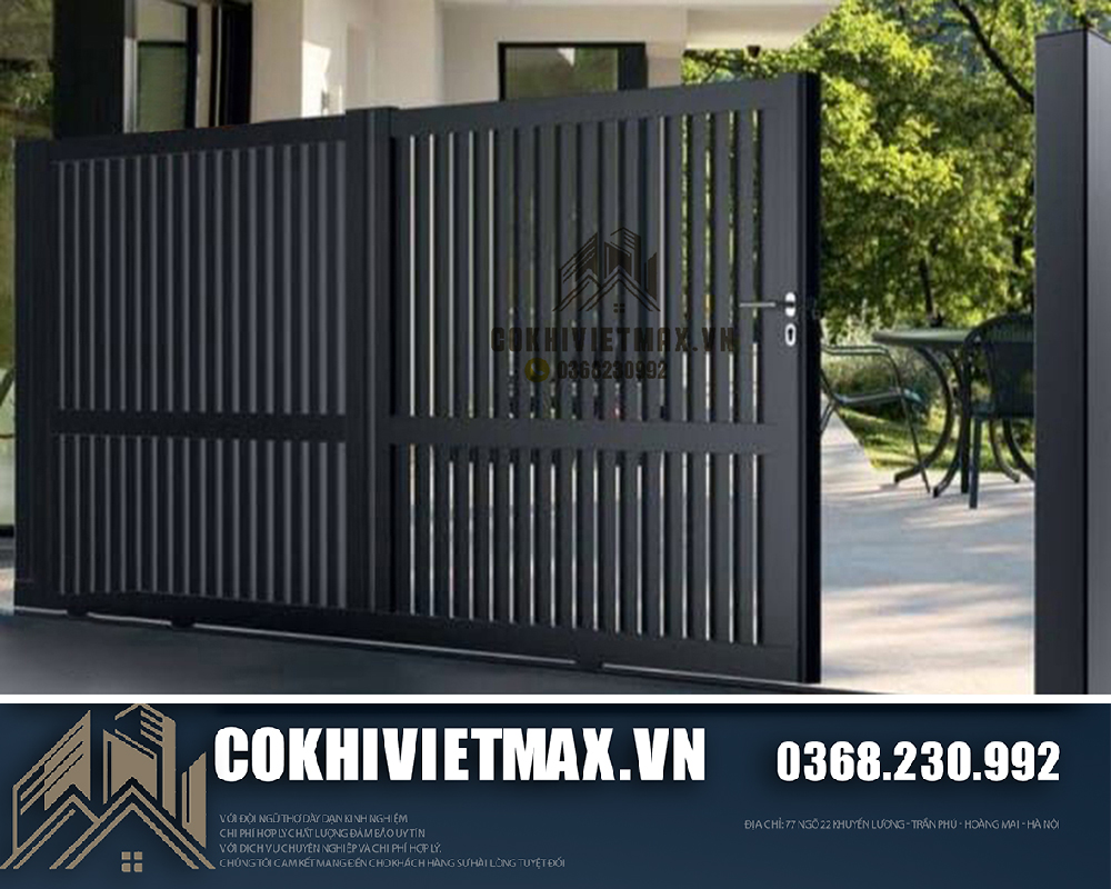 Làm cửa cổng sắt tại Long Biên