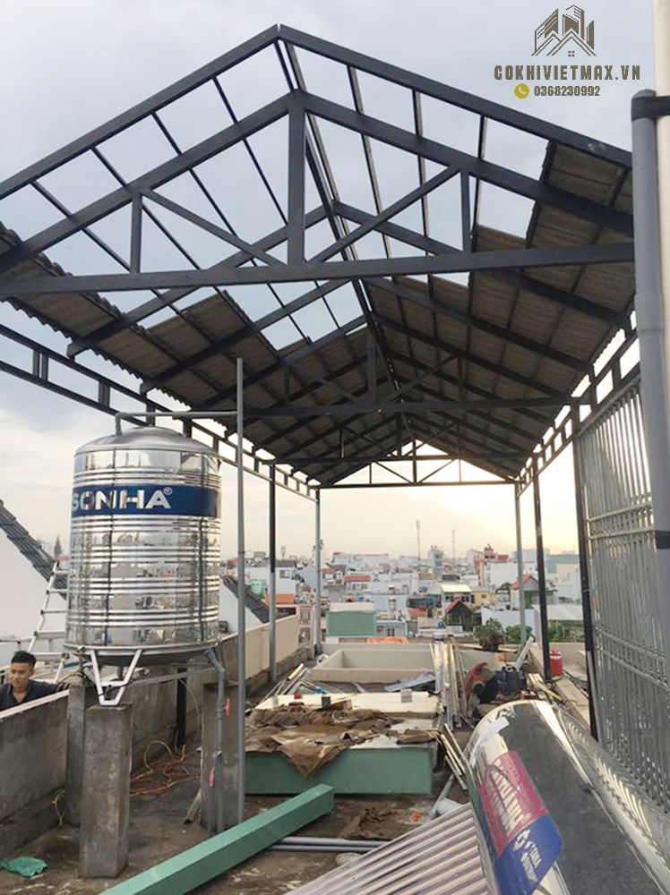 làm mái tôn tại hà nội