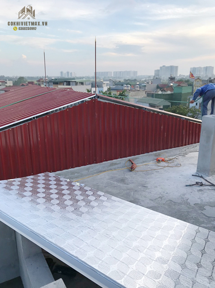 làm mái chống nóng