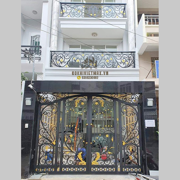 mẫu cổng sắt đẹp 