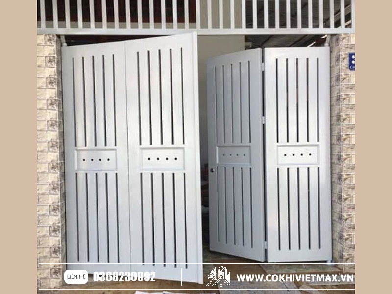Cửa sắt hộp 4 cánh