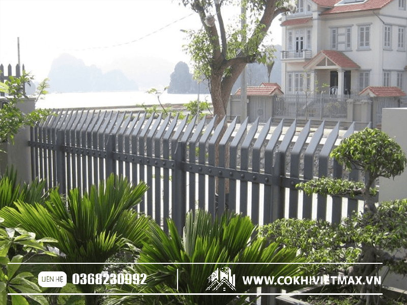 mẫu hàng rào sắt đẹp 