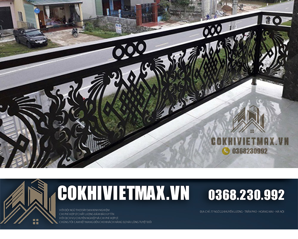 mẫu lan can sắt đẹp