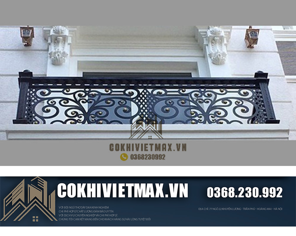 mẫu lan can sắt đẹp