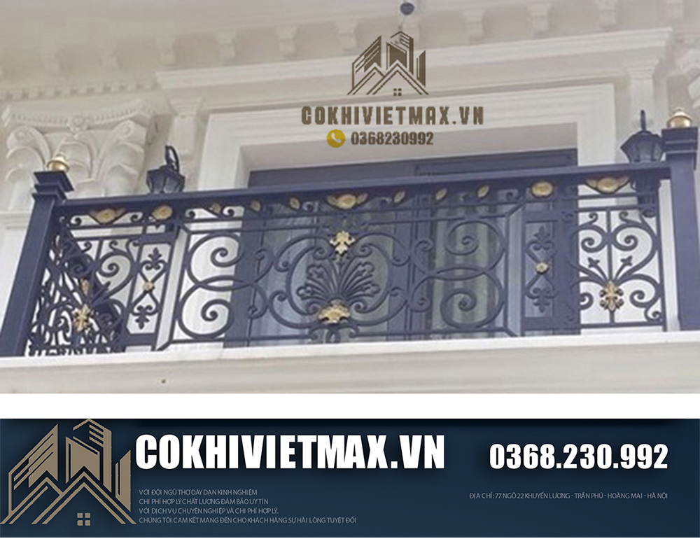 mẫu lan can sắt đẹp