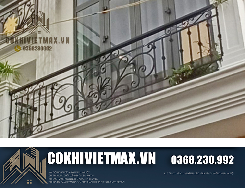 mẫu lan can sắt đẹp