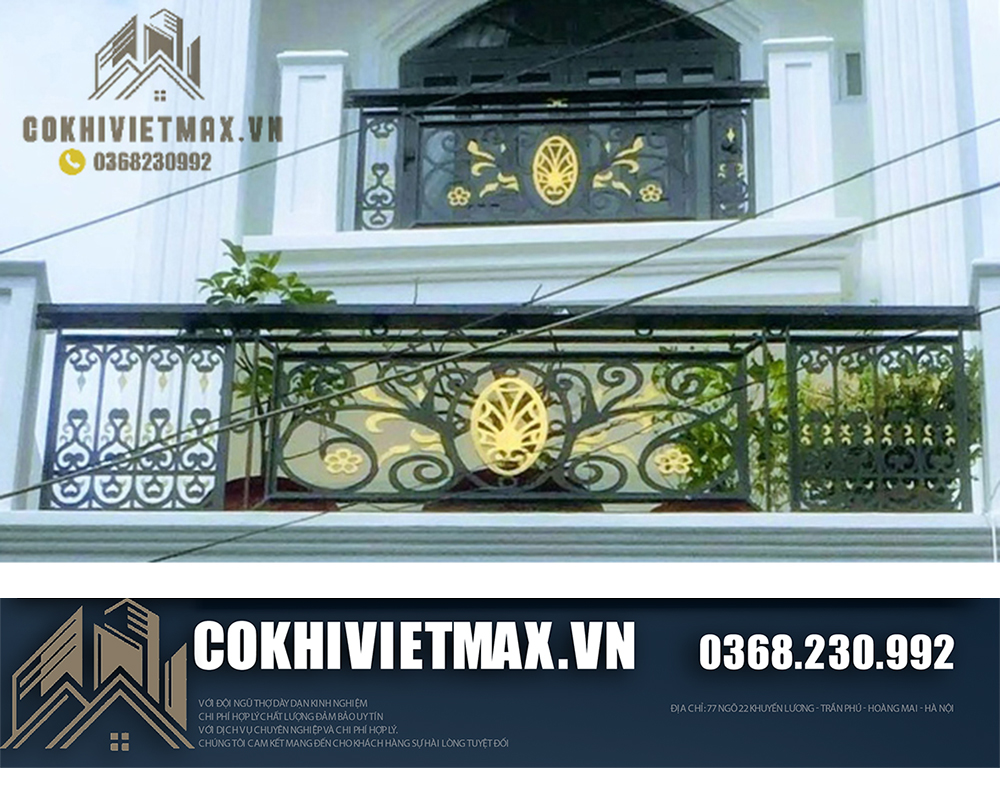 mẫu lan can sắt đẹp