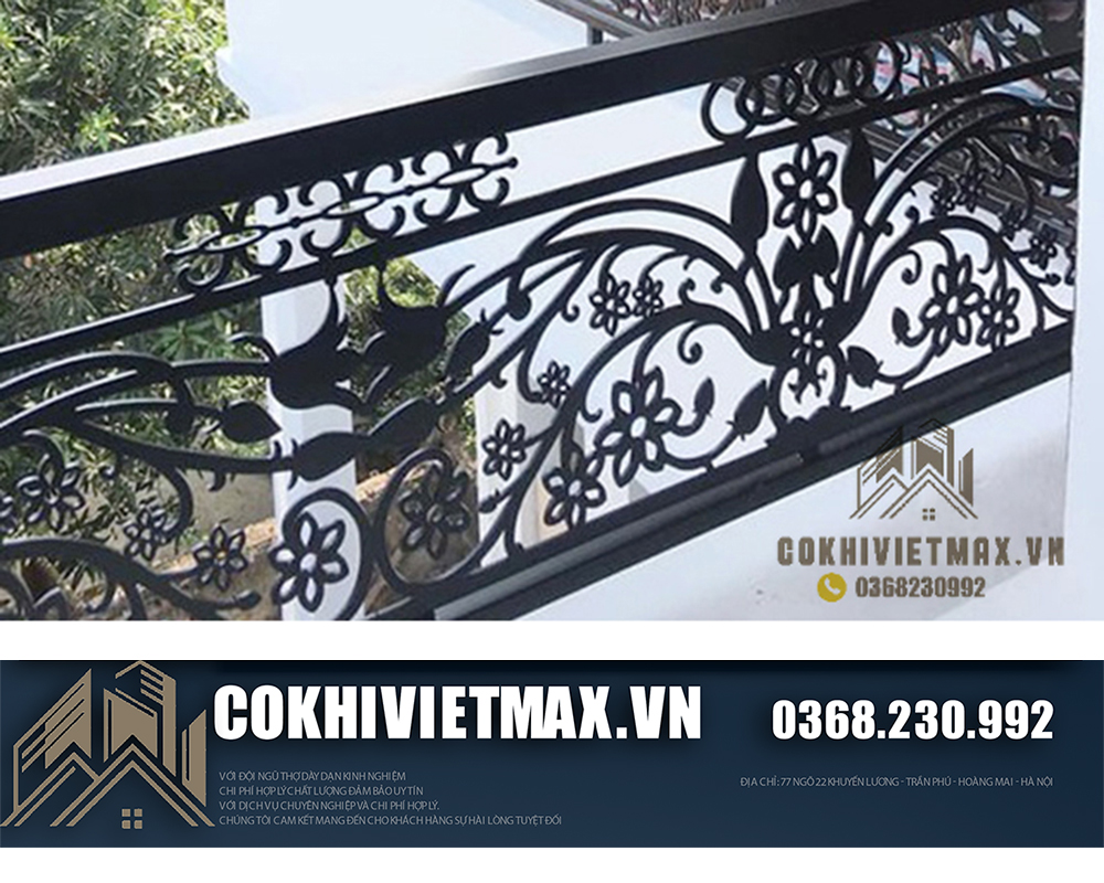 mẫu lan can sắt đẹp
