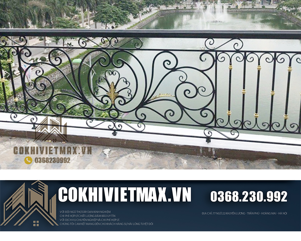 mẫu lan can sắt đẹp