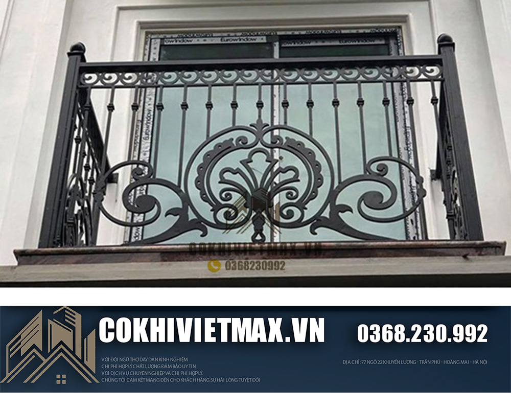 mẫu lan can sắt đẹp hà nội