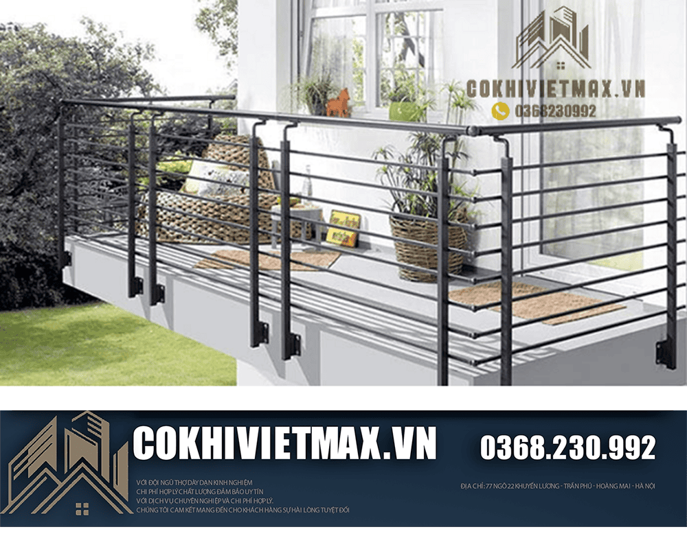 mẫu lan can sắt đẹp