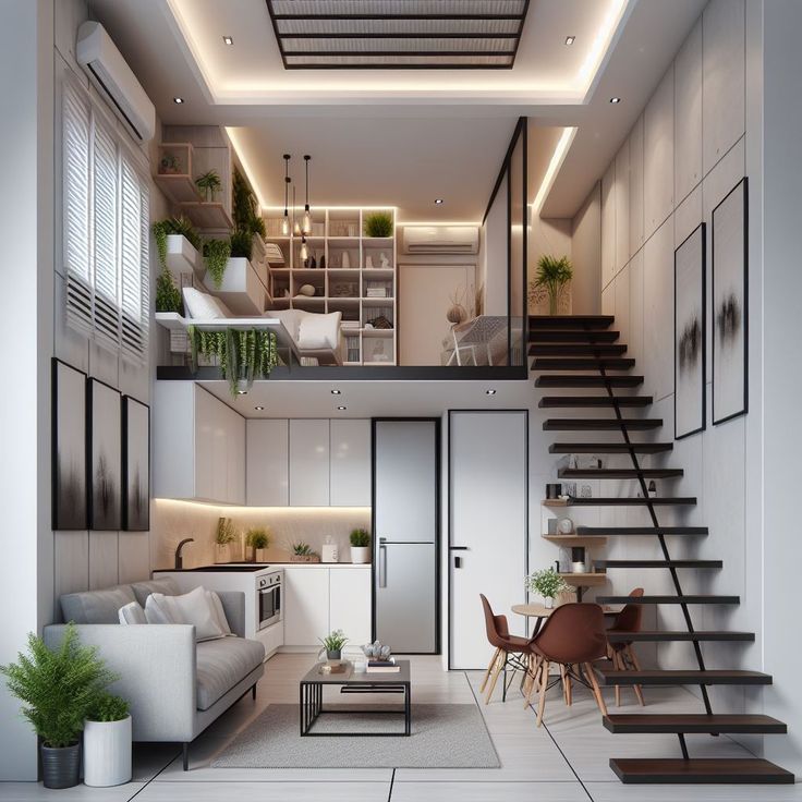 nhà gác lửng đẹp