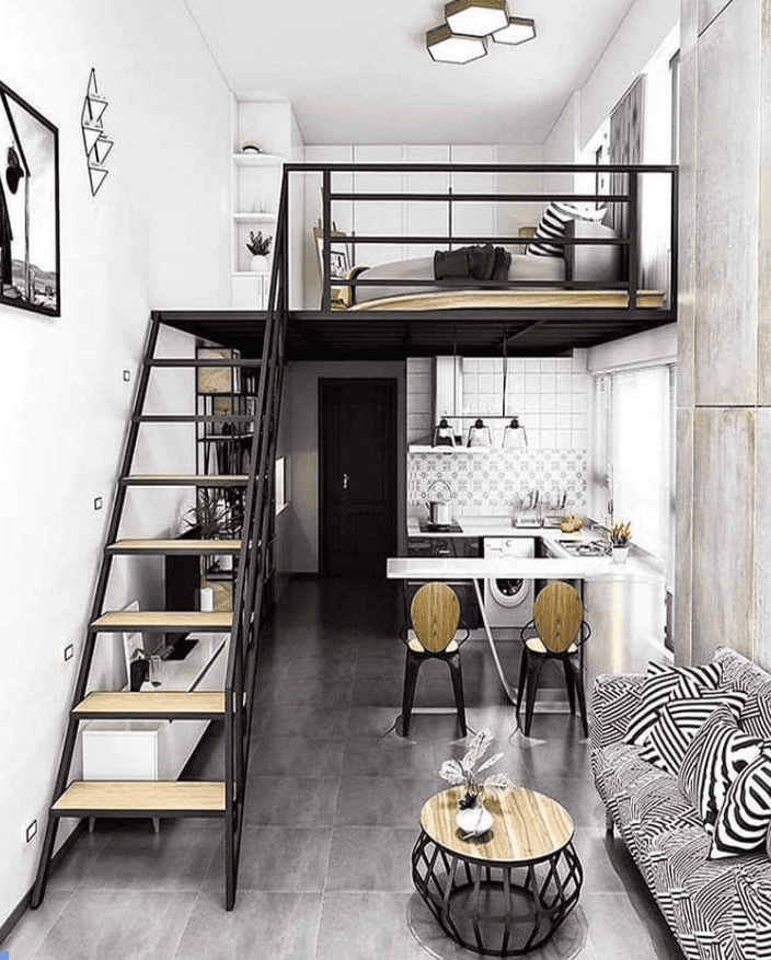 Chiều cao nhà gác lửng lý tưởng với thiết kế hiện đại
